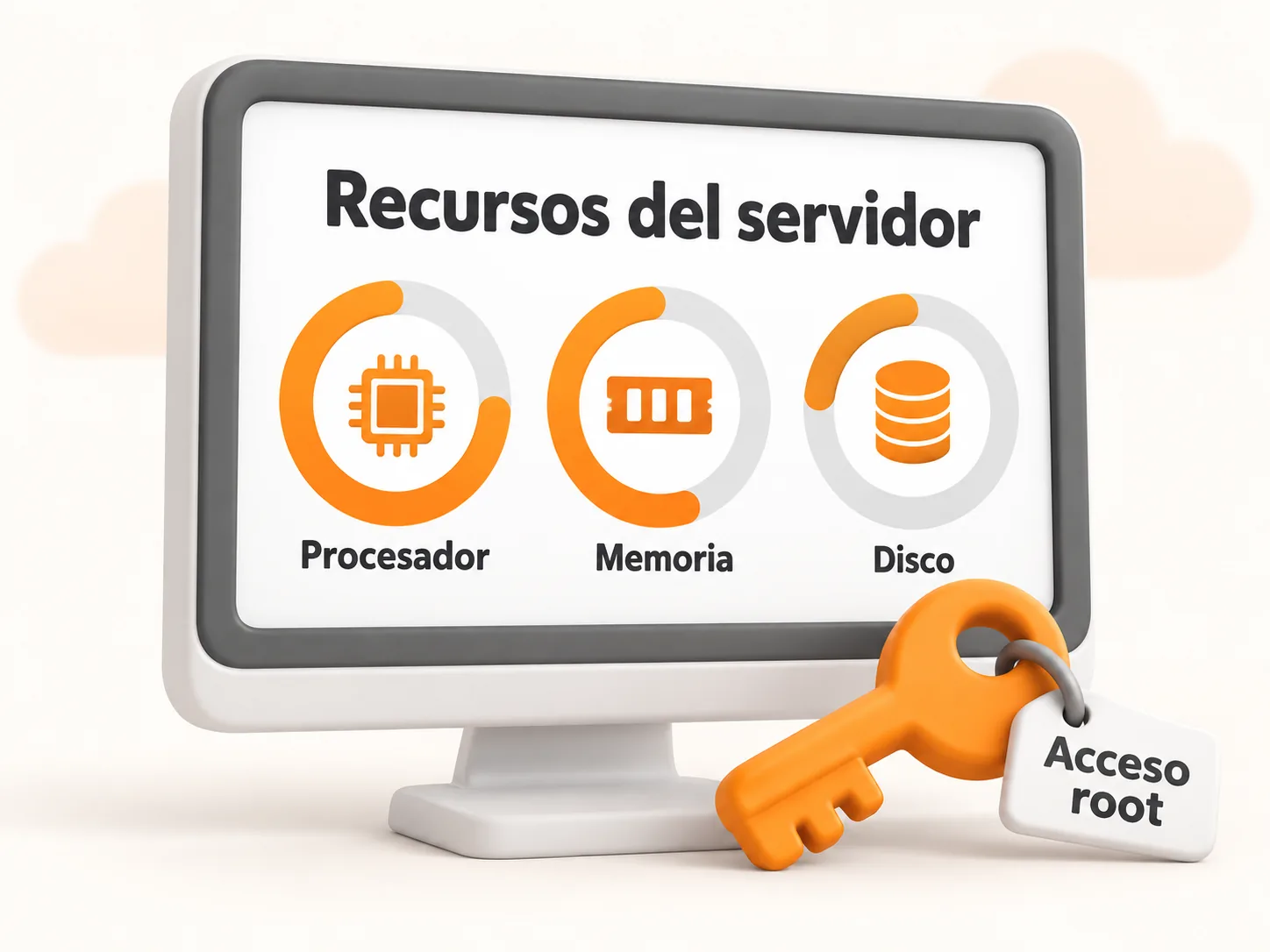Panel WHM del Cloud Server Linux de Hosting Perú con los recursos del servidor