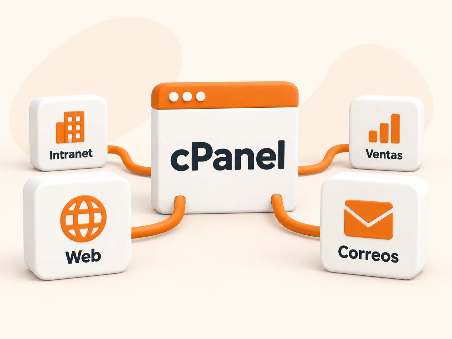 Panel cPanel en español del Hosting Empresarial Linux de Hosting Perú