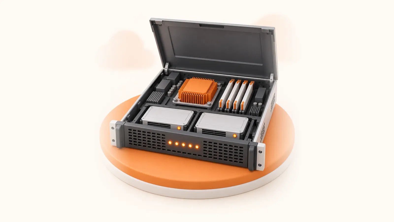 Servidor dedicado Linux con su hardware a la vista