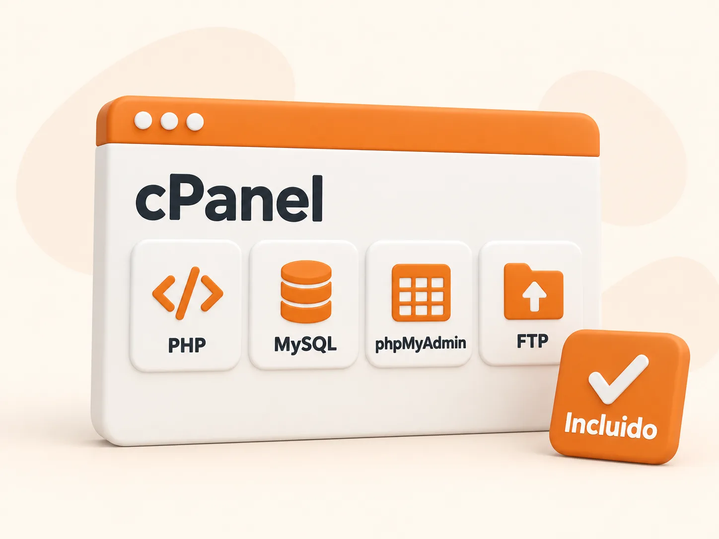 Panel cPanel en español del Hosting Profesional Linux de Hosting Perú