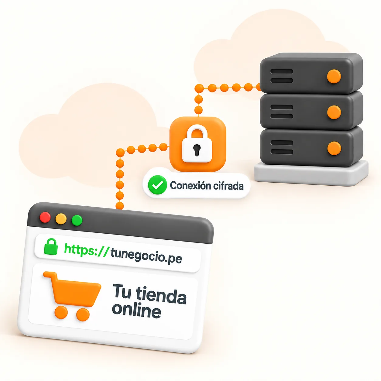 SSL es un protocolo que encripta la información transmitida entre un navegador y el servidor que aloja un sitio web.