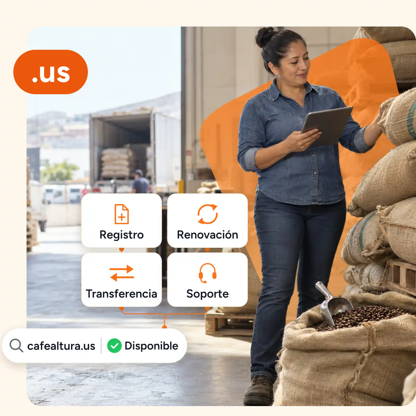 Compra un dominio .us y empieza a destacar en el mercado de Estados Unidos.