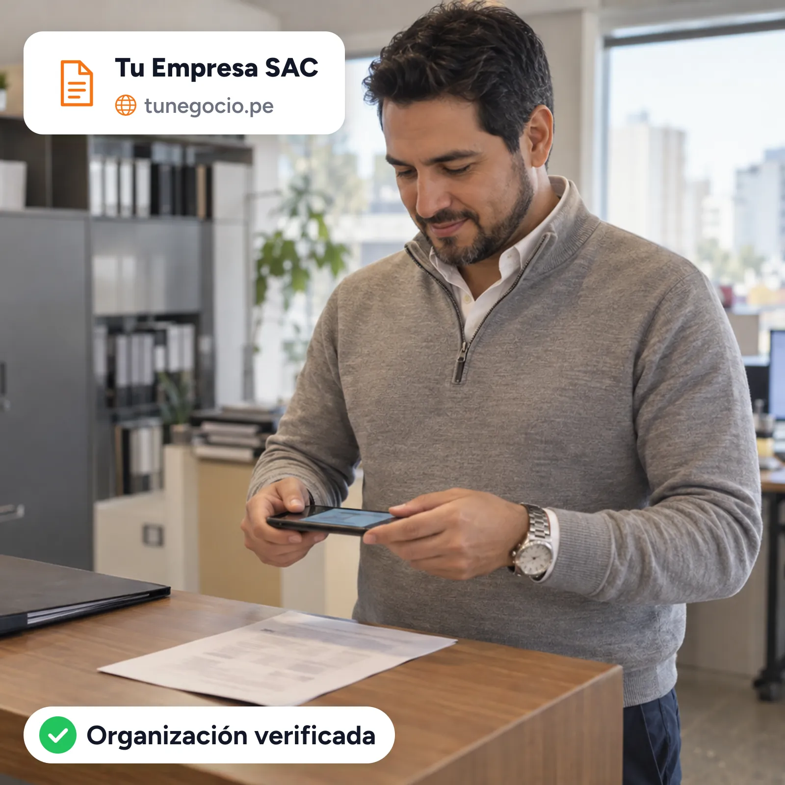 El Certificado SSL OV o de Validación de Organización verifica la autenticidad de los datos de la empresa y la propiedad del dominio del sitio web.