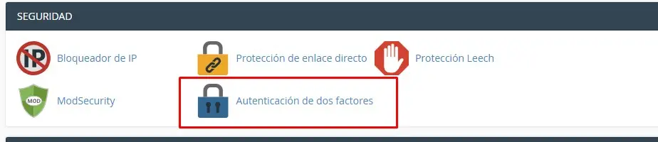 Autenticación de dos factores