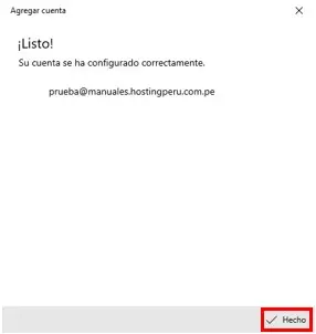 Configuración de lista