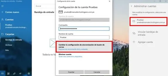 Administración cuenta 1