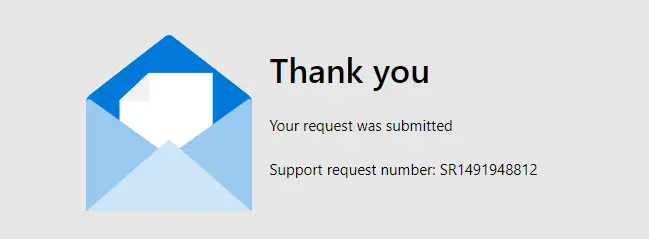 Mensaje enviado Hotmail