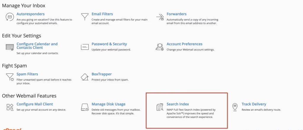 Search Index